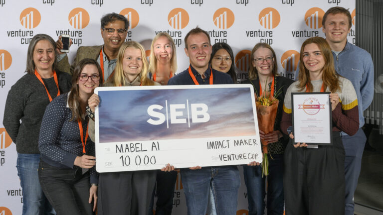 Mabel AI is the Swedish National Venture Cup Winner in Impact Maker Category